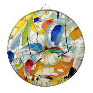 PixDezines Kandinsky 1913 Zeeslag Improv 31 Dartbord