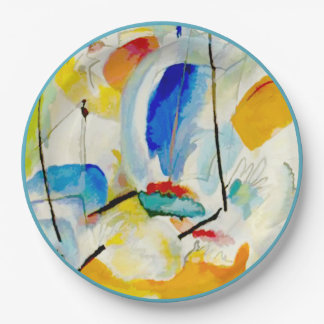 PixDezines Kandinsky 1913 Zeeslag Improv 31 Papieren Bordje