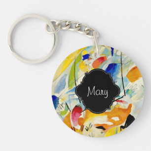 PixDezines Kandinsky 1913 Zeeslag Improv 31 Sleutelhanger