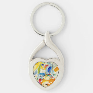 PixDezines Kandinsky 1913 Zeeslag Improv 31 Sleutelhanger