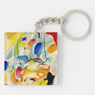 PixDezines Kandinsky 1913 Zeeslag Improv 31 Sleutelhanger
