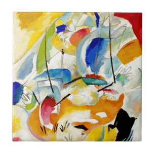 PixDezines Kandinsky 1913 Zeeslag Improv 31 Tegeltje