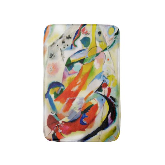 PixDezines Kandinsky 1914 abstract wandpaneel Badmat (Voorkant Verticaal)