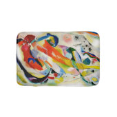 PixDezines Kandinsky 1914 abstract wandpaneel Badmat (Voorkant)