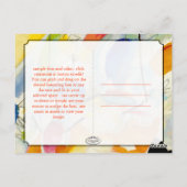 PixDezines Kandinsky 1914 abstract wandpaneel Briefkaart (Achterkant)