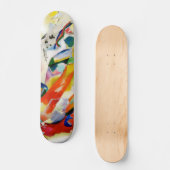 PixDezines Kandinsky 1914/abstract wandpaneel Skateboard (Voorkant)