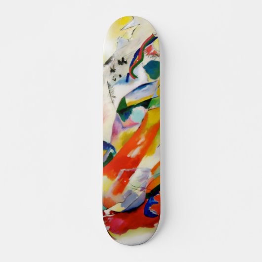 PixDezines Kandinsky 1914/abstract wandpaneel Skateboard (Voorkant)
