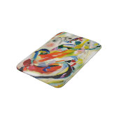 PixDezines Kandinsky 1914 abstracte wandpaneel Badmat (Gekanteld)