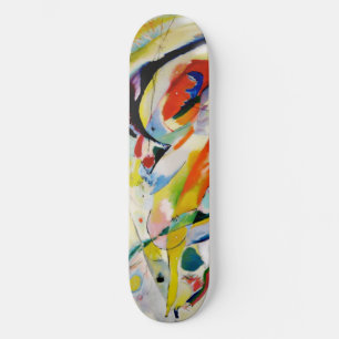 PixDezines - Kandinsky 1914 Abstracte Wandpaneel Persoonlijk Skateboard