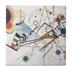 PixDezines Kandinsky 1923 Compositie VIII Tegeltje