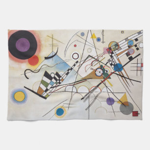 PixDezines Kandinsky 1923 Compositie VIII Theedoek