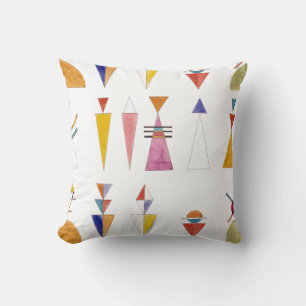 PixDezines Kandinsky Waterverf van Kiev Kussen