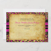 PixDezines kant+leopard spots/roze+zwart Kaart (Achterkant)