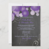 PixDezines-karton paarse lantaarns Kaart (Achterkant)