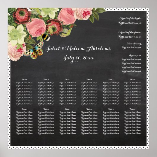 PixDezines-karton+ rozen/zitvlak Poster (Voorkant)