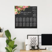 PixDezines-karton+ rozen/zitvlak Poster (Thuiskantoor)