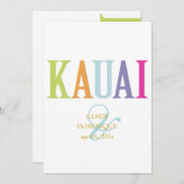 PixDezines Kauai/DIY-kleuren Kaart (Voorkant / Achterkant)