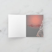 PixDezines Kerstboomscheuren/roodrood Feestdagen Kaart (Binnen)