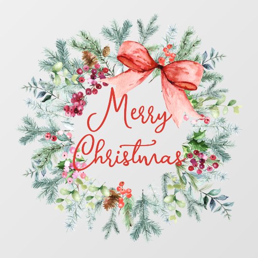 PixDezines kerstmis Raamsticker (Vel)