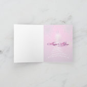 PixDezines Kerstmis Sparkles Feestdagen Kaart (Binnen)