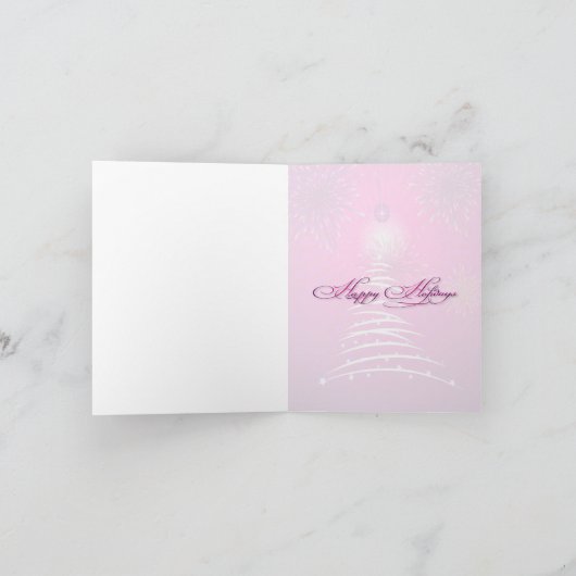 PixDezines Kerstmis Sparkles Feestdagen Kaart (Binnen)