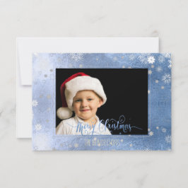 PixDezines Kerstvakantie Foto/Calliografie Kaart