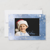 PixDezines Kerstvakantie foto/kalligrafie Kaart (Voorkant)