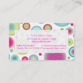 PixDezines kerstviering/DIY achtergrond! Visitekaartje (Achterkant)