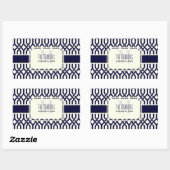 PixDezines kew trellis/DIY kleuren Rechthoekige Sticker (Vel)