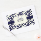 PixDezines kew trellis/DIY kleuren Rechthoekige Sticker (Envelop)