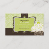 PixDezines Keylime cupcake/gebak Visitekaartje (Achterkant)