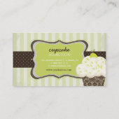 PixDezines Keylime cupcake/pâtisserie Visitekaartje (Achterkant)
