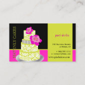 PixDezines Keylime Sponge Cake/pâtisserie Visitekaartje (Achterkant)