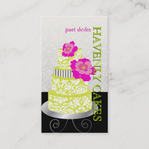 PixDezines Keylime Sponge Cake/pâtisserie Visitekaartje