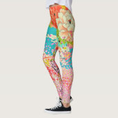 PixDezines Kimono/Pioenen/Kersenbloesems Leggings (Links)