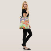 PixDezines Kimono Print/Peonies/Sakura Tote Bag (Op model)