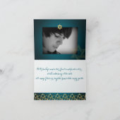 PixDezines klassiek mitzvah dank u/DIY-kleur Bedankkaart (Binnen)