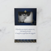 PixDezines klassiek mitzvah dank u/DIY-kleur Bedankkaart (Binnen)