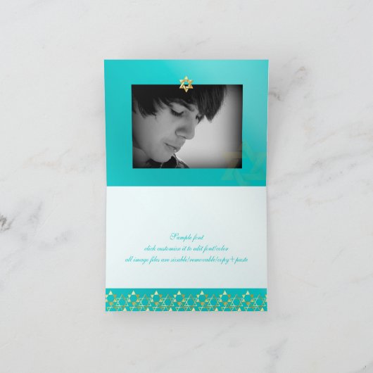 PixDezines klassieke mitzvah bedankt u/DIYcolor! (Binnen)