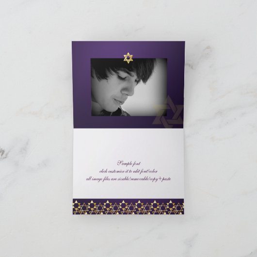 PixDezines klassieke mitzvah bedankt u/DIYcolor! (Binnen)