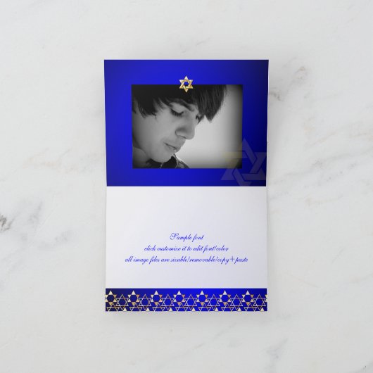 PixDezines klassieke mitzvah bedankt u/DIYcolor! (Binnen)