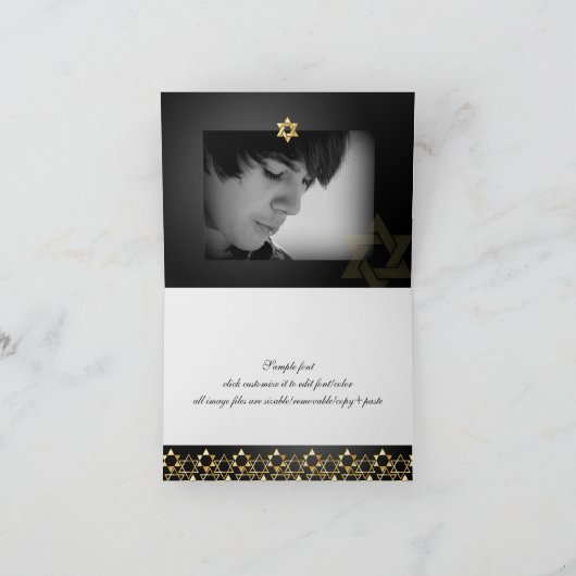 PixDezines klassieke mitzvah bedankt u/DIYcolor! (Binnen)