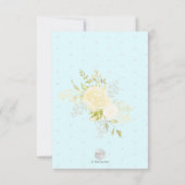 PixDezines Kleine Pompoen Baby shower Kaart (Achterkant)