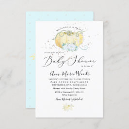 PixDezines Kleine Pompoen Baby shower Kaart