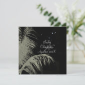 PixDezines kokokosbladeren/palmschijfjes/dij kleur Kaart (Staand voorkant)