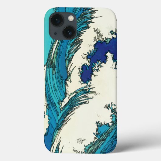 PixDezines konen uehara oceaan golven, 上原 Case-Mate iPhone Case (Achterkant)