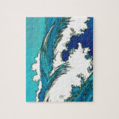 PixDezines konen uehara oceaan golven, 上原 Legpuzzel (Verticaal)