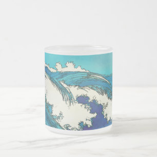 PixDezines konen uehara oceaan golven, 上原 Matglas Koffiemok