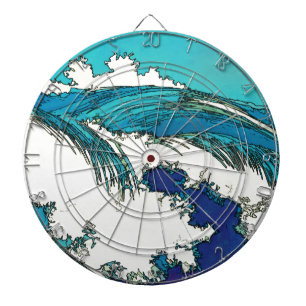 PixDezines konen uehara oceaangolven, 上原 Dartbord