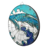 PixDezines konen uehara oceaangolven, 上原 Dartbord (Voorkant Rechts)